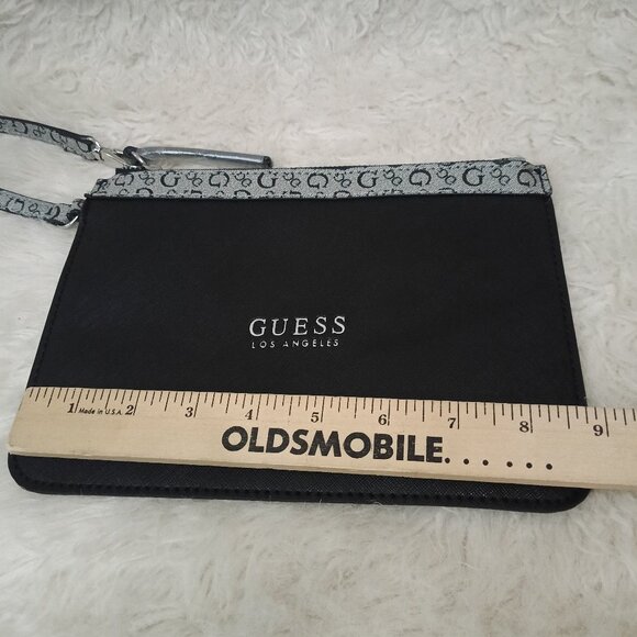 Guess Women's Black Pouch Wristlet - Picture 7 of 8